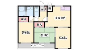 明石駅 徒歩9分 3階の物件間取画像